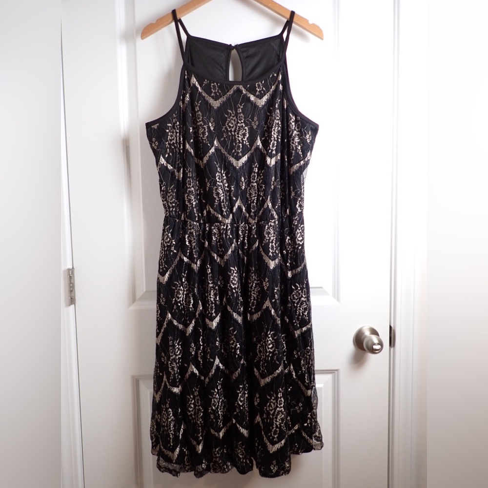 Maurices Two Tone Lace Dress size XL